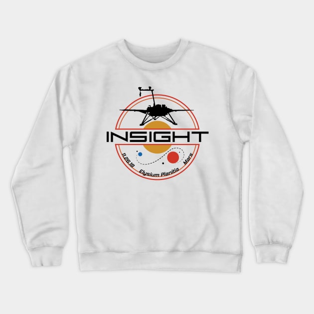 Mars InSight Crewneck Sweatshirt by photon_illustration